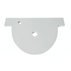 Single-bowl omega-shaped washbasin countertop