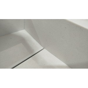 Single-bowl Bathroom Vanity Top With Sink in micromarble, 46 cm